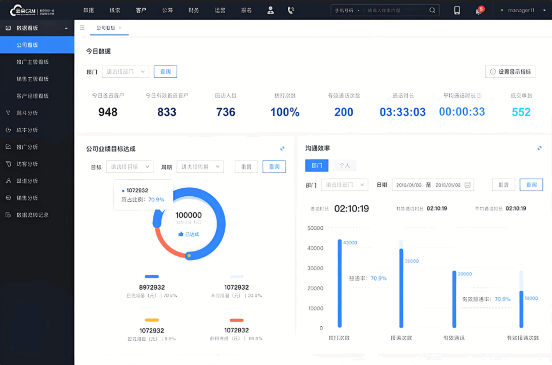 CRM客户管理系统